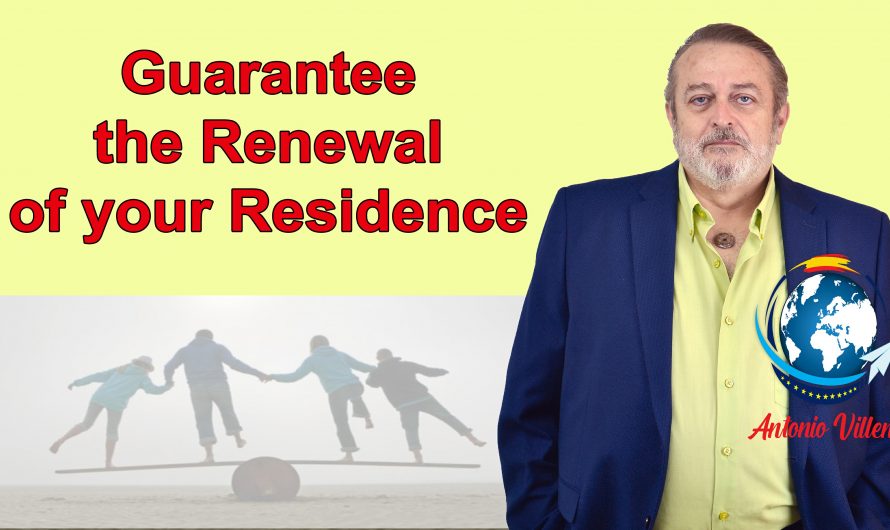 Guarantee the renewal of the residence permit