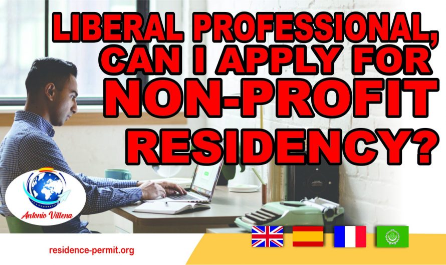 Liberal professional, Can I apply for non-profit residency?