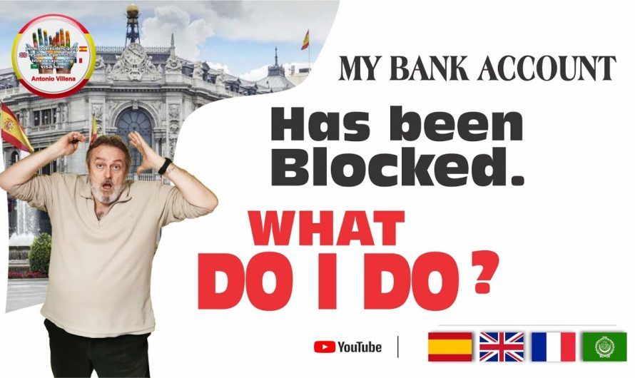 What to do when the bank blocks my bank account?