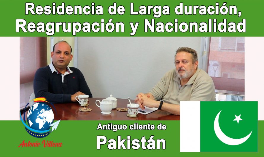 Long duration residence with nationality – Customer from Pakistan