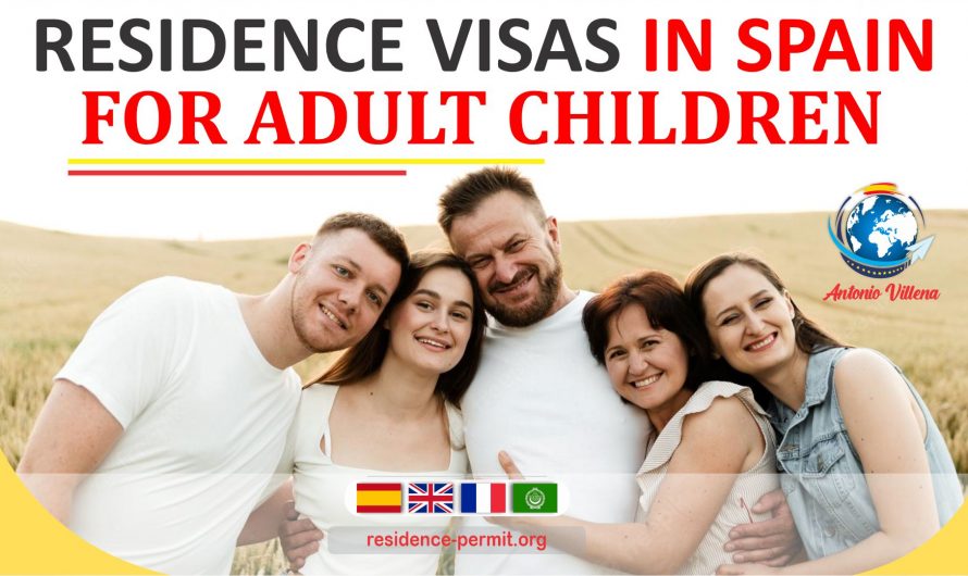 You can apply for residence visas for your children of legal age for Spain