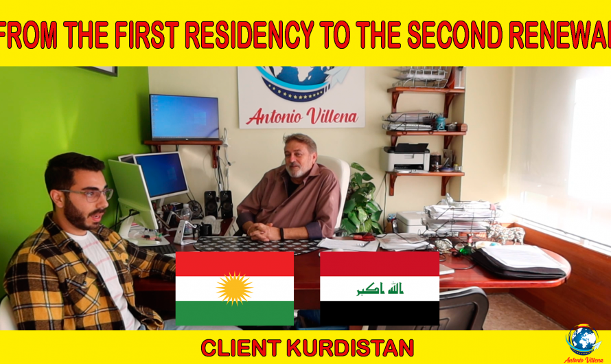 From the first residency to the second renewal | Client from Kurdistan