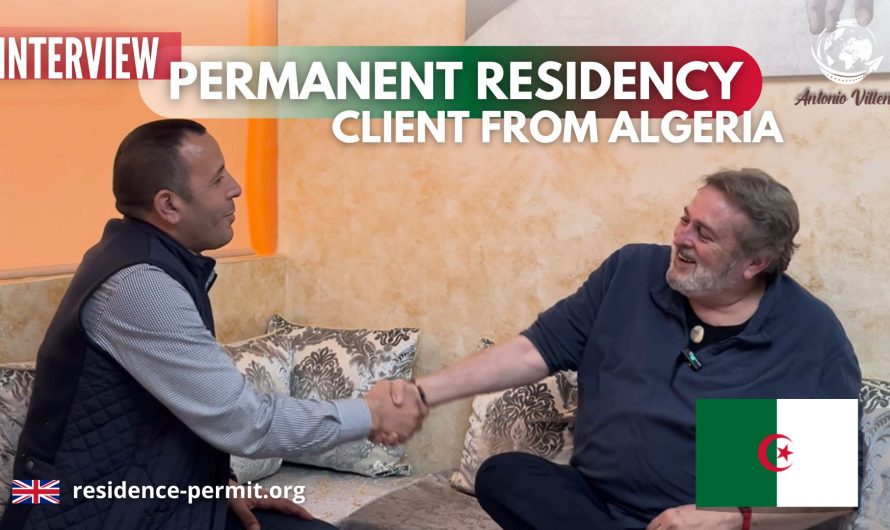 PERMANENT RESIDENCY CLIENT FROM ALGERIA