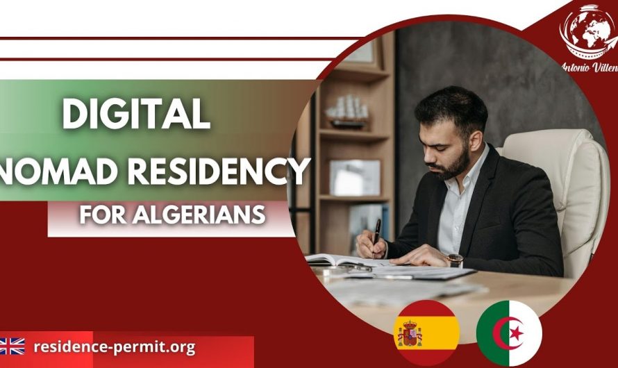 Digital Nomad Residency for Algerians