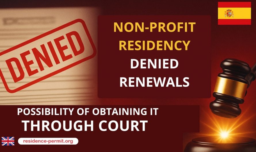 📢NON-PROFIT RESIDENCY ❌ DENIED RENEWALS ⚠️ ⚖️ POSSIBILITY OF OBTAINING IT THROUGH COURT 👩‍⚖️