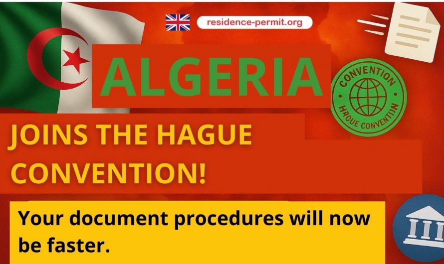 🔥 Algeria joins the Hague Convention! 📄 Your document procedures will now be faster.