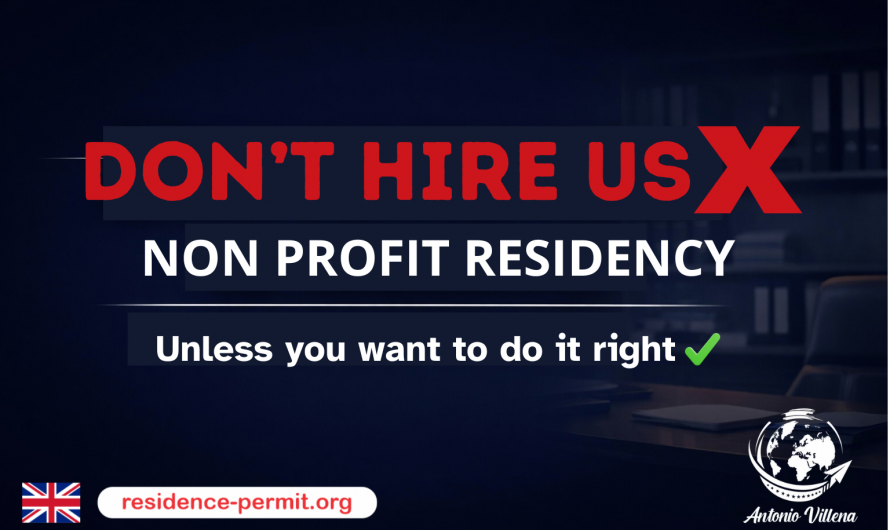 👉DON’T HIRE US ❌ NON PROFIT RESIDENCY Unless you want to do it right