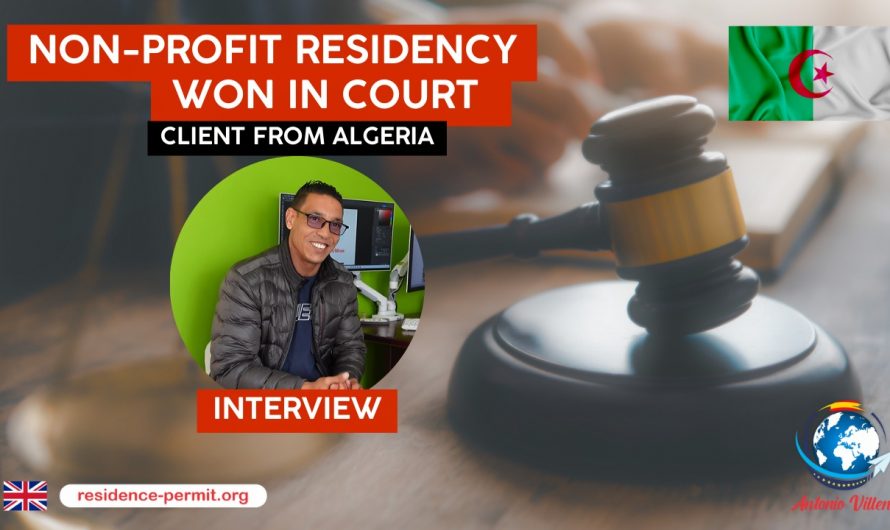 ⚖️ Non-profit residency won in court 🇩🇿 Client from Algeria
