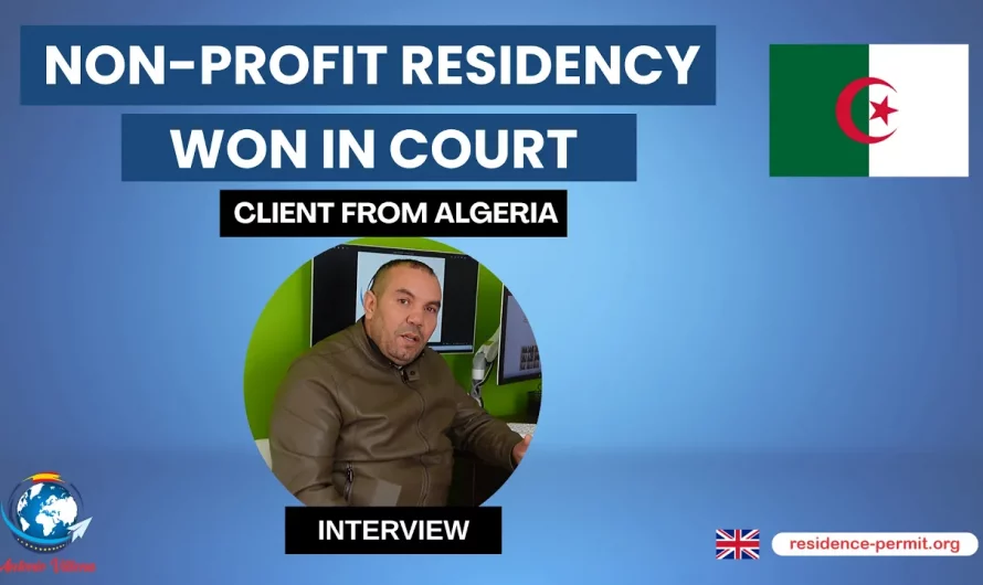 ⚖️ Non-profit residency won in court🌍 Client from Algeria